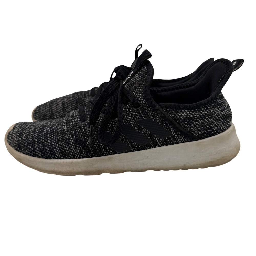 Adidas Cloudfoam Pure Running Shoes Women's 6.5 Black/Grey DB0694